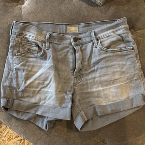 Women's mother denim Gray Denim Shorts